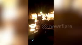 Gas cylinder explosion at burning south Indian restaurant injures 11 people
