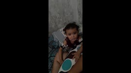 Safwa's 19-month-old daughter cried and said she wouldn't