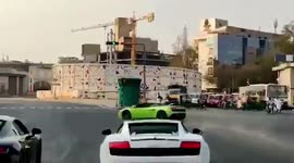 Supercar doesn't get super far after crashing into police kiosk in India
