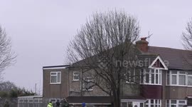 Storm Ciara travel Chaos at Heathrow Airport BA 777 GSTBB goAROUND ABORTED LANDING 9feb2020 139p HND tokyo