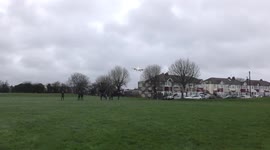 Storm Ciara travel Chaos at Heathrow Airport BA 787 GZBJM almost bird strike lands 9feb2020 105p HYD Hyderabad