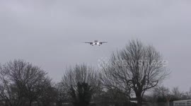 Storm Ciara travel Chaos at Heathrow Airport SAS A320neo EISID aborts landing goaround  9feb2020 1025a ARN Stockholm