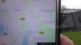 Storm Ciara travel Chaos at Heathrow Aeroflot 737 VPBGG goaround 9feb2020 925a SVO Moscow