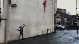 Suspected new Banksy street art pops up in Bristol ahead of Valentine's Day