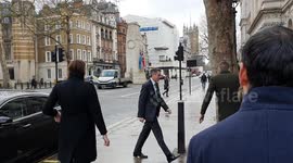 Gavin Williamson MP arrives at 10 Downing Street during Cabinet Reshuffle