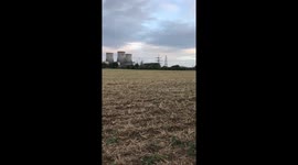 2019 Didcot power station demolition