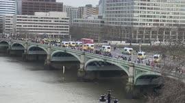 Extinction Rebellion 'shut down' Westminster Bridge in London