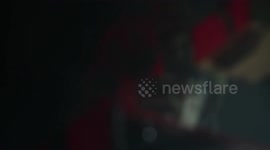 concert of the French electronic music producer Mezerg in Madrid