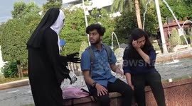 Canonical comedy: Scary and demonic NUNS freak out and amuse public in Georgia