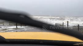 Storm Dennis - rough seas off St Bees