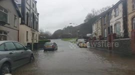 Flooding and landslides hit swathes of South Wales
