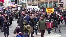 ICE protest in New York sees 30 people arrested