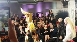 Cult fashion designer Pam Hogg's London Fashion Week Autumn/Winter show 2020