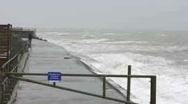 Storm Dennis in Ventnor on the Isle of Wight