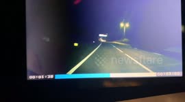 Almost taken out by truck