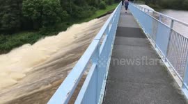 Toddbrook Reservoir Dam Collapse from August 2019
