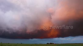 Thunderstorm/Sunset Time lapse