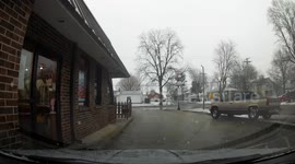 Guy Jumping Big Curb