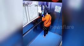 Woman in eastern China steals hospital's hand gel used to avoid spreading of coronavirus