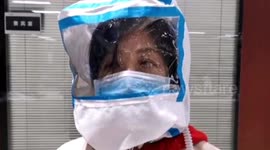 Chinese company develops protective hood for medical staff fighting coronavirus