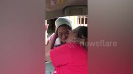 Heartwarming moment elderly man surprises wife on Valentine's Day