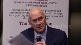 Ex-South African president de Klerk says Ramaphosa is