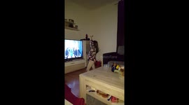 My daughter is dancing