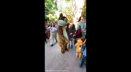 Baby Dale meets Chip N’ Dale at Disneyland