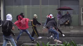 Anti-government protest turns violent in Colombian capital