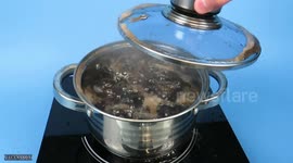 Care for a taste? Man cooks pasta in pan of Coca-Cola