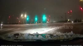 Canadian driver has car totalled after red-light runner sends car spinning