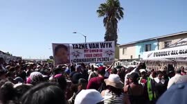 South Africa: Thousands demand justice for 8-year-old Tazne van Wyk