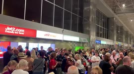 Sand storm travel chaos Tenerife