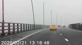 Street lights sway 'uncontrollably' as strong winds batter Scotland