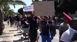 Cape Town firefighters march for overtime pay