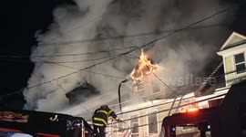 15 homeless and 7 home distroyed in 2nd alarm fire  Shamokin, Pennsylvania #2