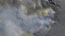 3 volcanos of Guatemala (Aqua, El fuego, Acatenango) from Pacaya