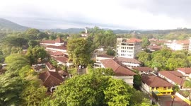Picturesque drone footage of Sri Lanka's oldest university