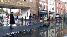 UK town battles floods as local river bursts its banks
