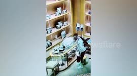 American tourist arrested after 'stealing Gucci wallets' from designer store in Thailand