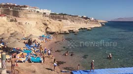 Morning Beach View In Sharks Bay Sharm El Sheikh