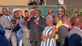 South African President Ramaphosa visits family of slain eight-year-old girl Tazne Van Wyk