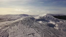 Stunning Winter Landscape By Drone