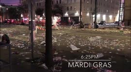 Satisfying moment New Orleans goes from Mardi Gras mess to clean streets in less than 2 hours