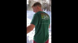 Life in Canada. -45°C with wind chill