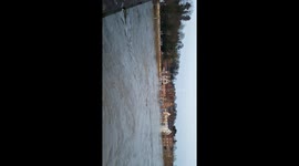 River Severn at high level in Bewdley