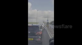 Witchham toll cross road crash causes major traffic disruption