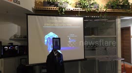 Aussie man remotely attends tech conference in Israel with help of 'robot on wheels'