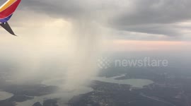 First rain to hit Texas during 2018 heatwave spotted from plane