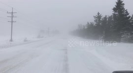 Ground-blizzard hits Ontario